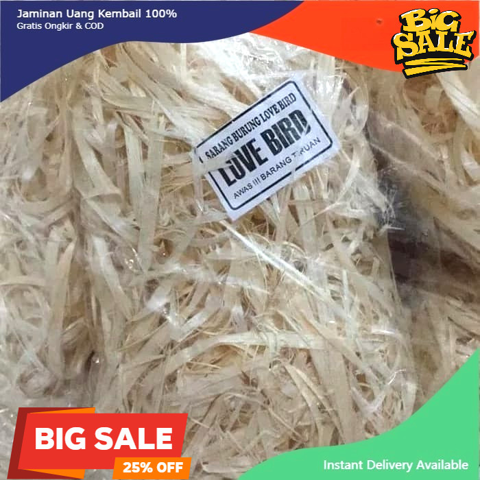 Alas Sarang Burung Lovebird / Isian Sarang Burung Lovebird