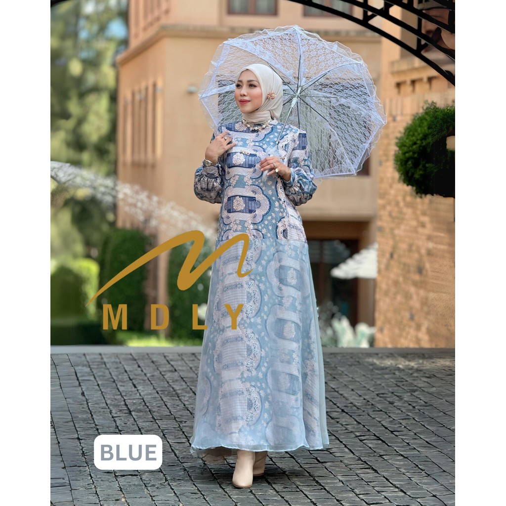 Pakaian wanita  Baju busana hari raya gamis wanita Xandra dress