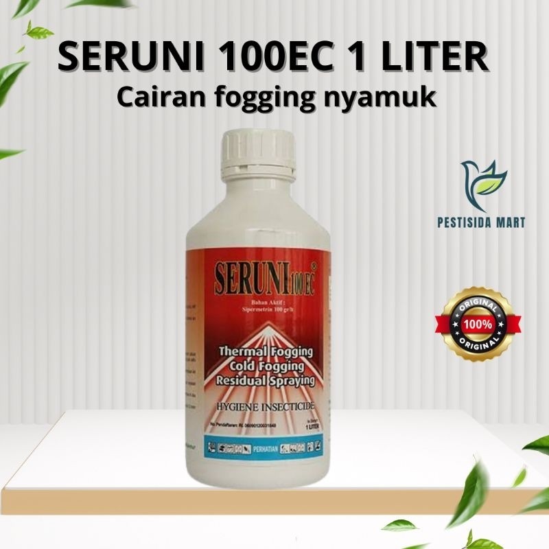 TERLARISSERUNI 1 LITER CAIRAN FOGGING NYAMUK DBD ASAP DESINFEKTAN FOGING RUMAH GUDANG MOBIL