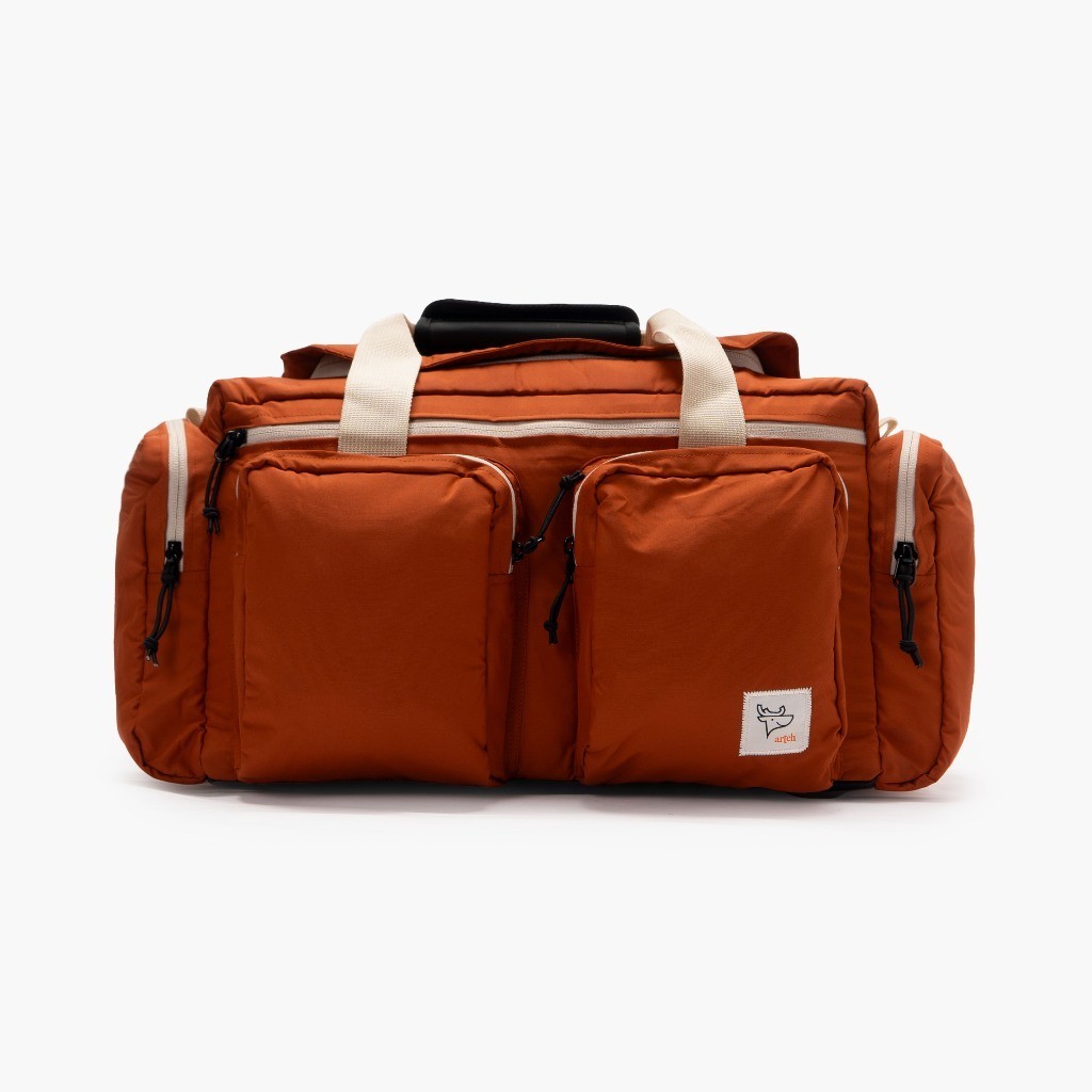 Kixng orange bata - Tas Travel Duffle Bag- ARTCH