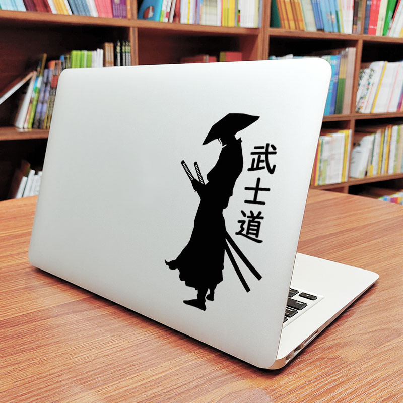 Japan Samurai Laptop Sticker for Macbook Pro 14 16 Retina 12 15 M1 Air 11 13 Inch Mac Cover Skin Vin