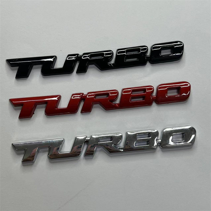 (HB) (SEPASANG) Emblem Stiker Timbul Nmax Turbo Label Logam Belakang Logo Stiker Variasi 3D Timbul