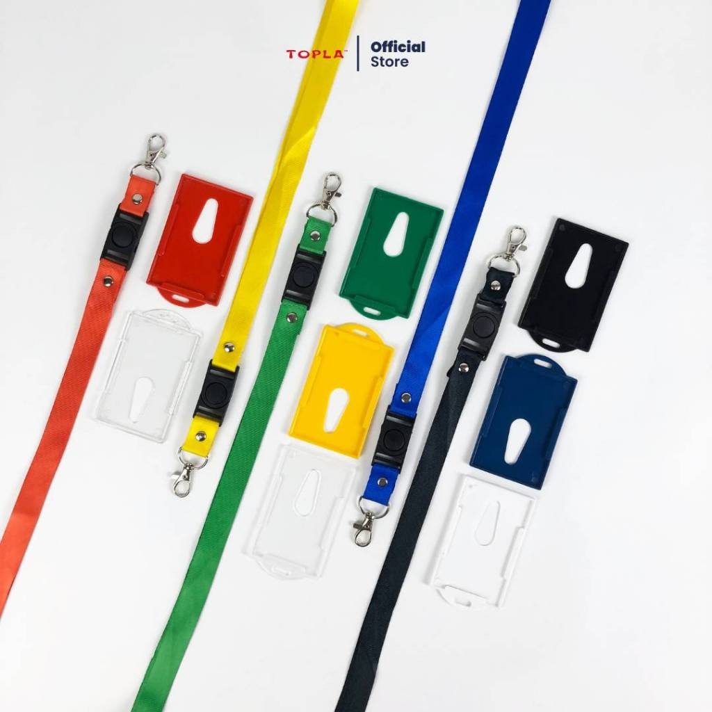 

Topla ID Card 002 + Tali CANTOL 2CM CLIP Tempat Kartu Tali Name Tag