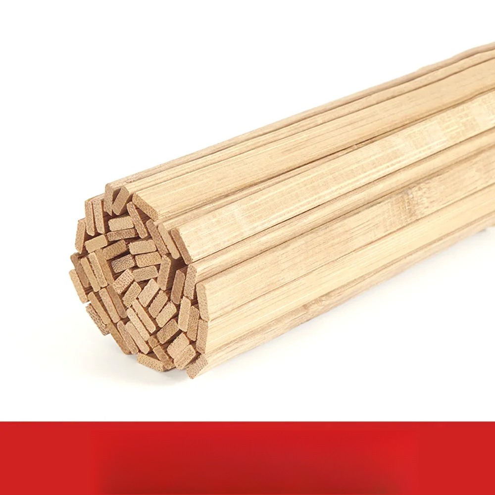 

20-50pcs Balsa Wood Craft Square Cudgel Model Building Carving DIY Handicraft Educational Making Accessories Stick