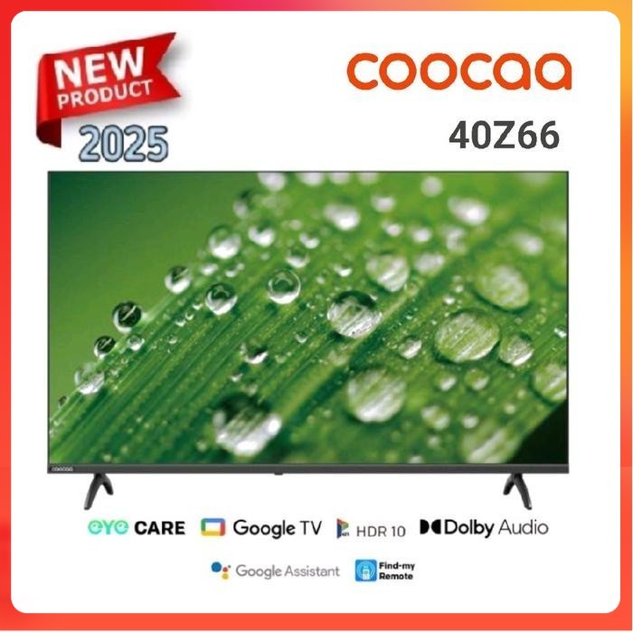 COOCAA 40Z66 FULL HD 2K GOOGLE TV DIGITAL TV 40 INCH Z66 FLICKER FREE EYE CARE
