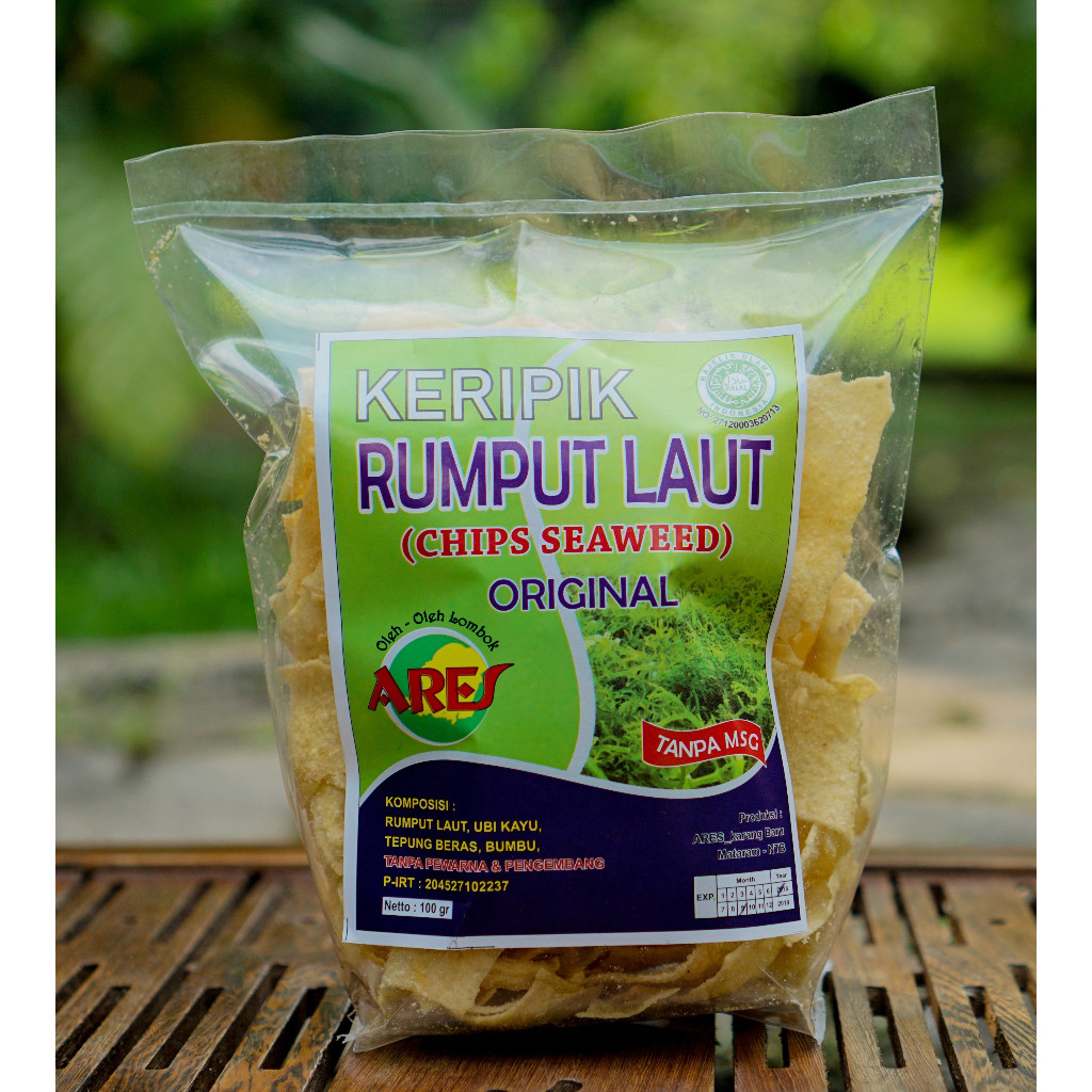 

JAJE Keripik Rumput Laut Original (tortila)