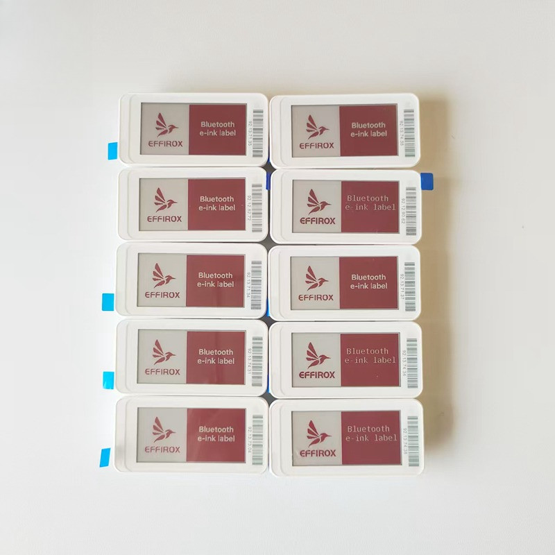 

10 pcs 2.1 inch electronic shelf labels bluetooth, effirox bluetooth digital label solution for small shops, No Need Gateway
