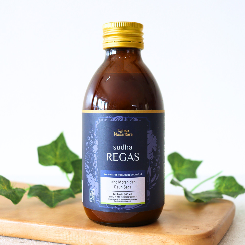 

200ML SUDHA REGAS Jahe Merah dan Daun Saga minuman botanikal RAHSA NUSANTARA