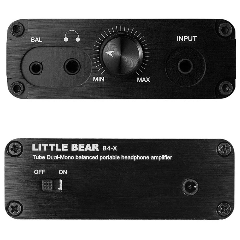 NewPortable Headphone Amplifier Headphone Amplifier Dual-Mono Vacuum Tube Headphone Amplifier Audio 