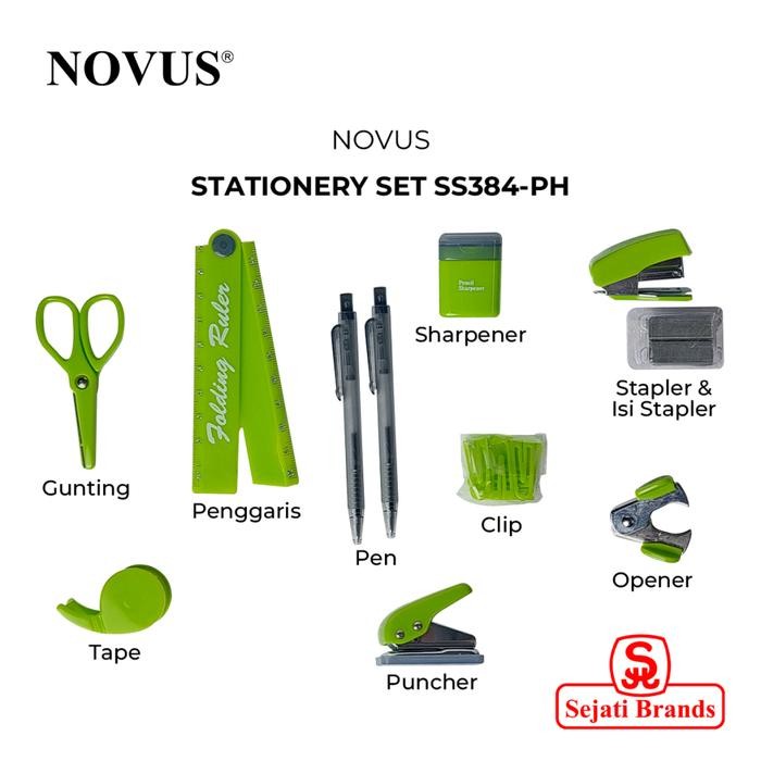 

Novus Stationery Set SS384-PH | Set Alat Tulis