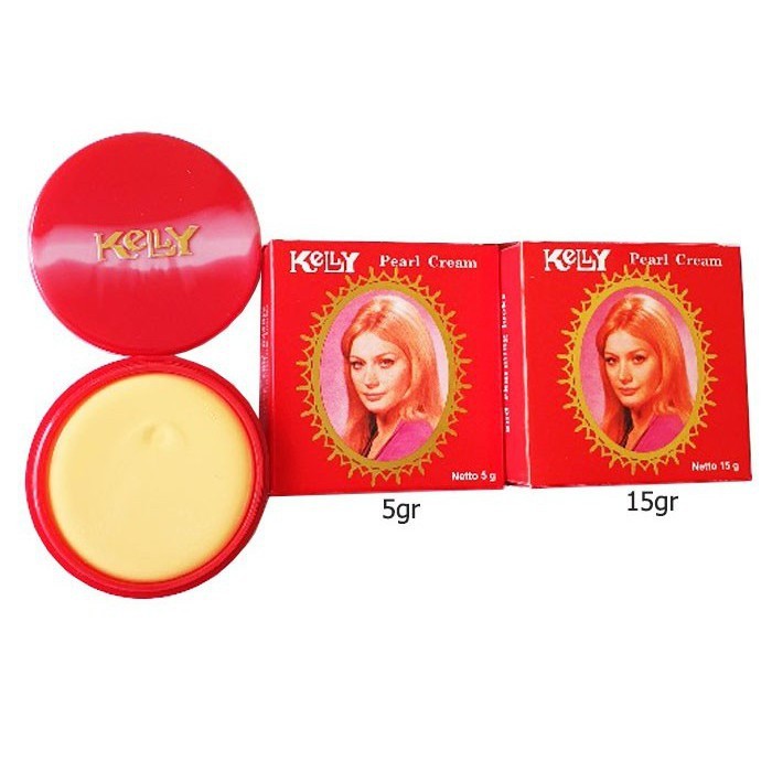MURAH Kelly Pearl Cream Penghalus Wajah BPOM Original Kelly Krim Pagi Malam