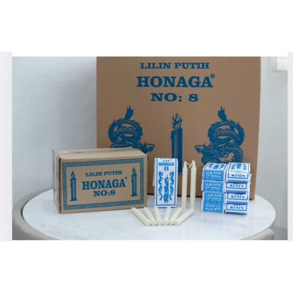 (1 box) Lilin Altar Putih HONAGA