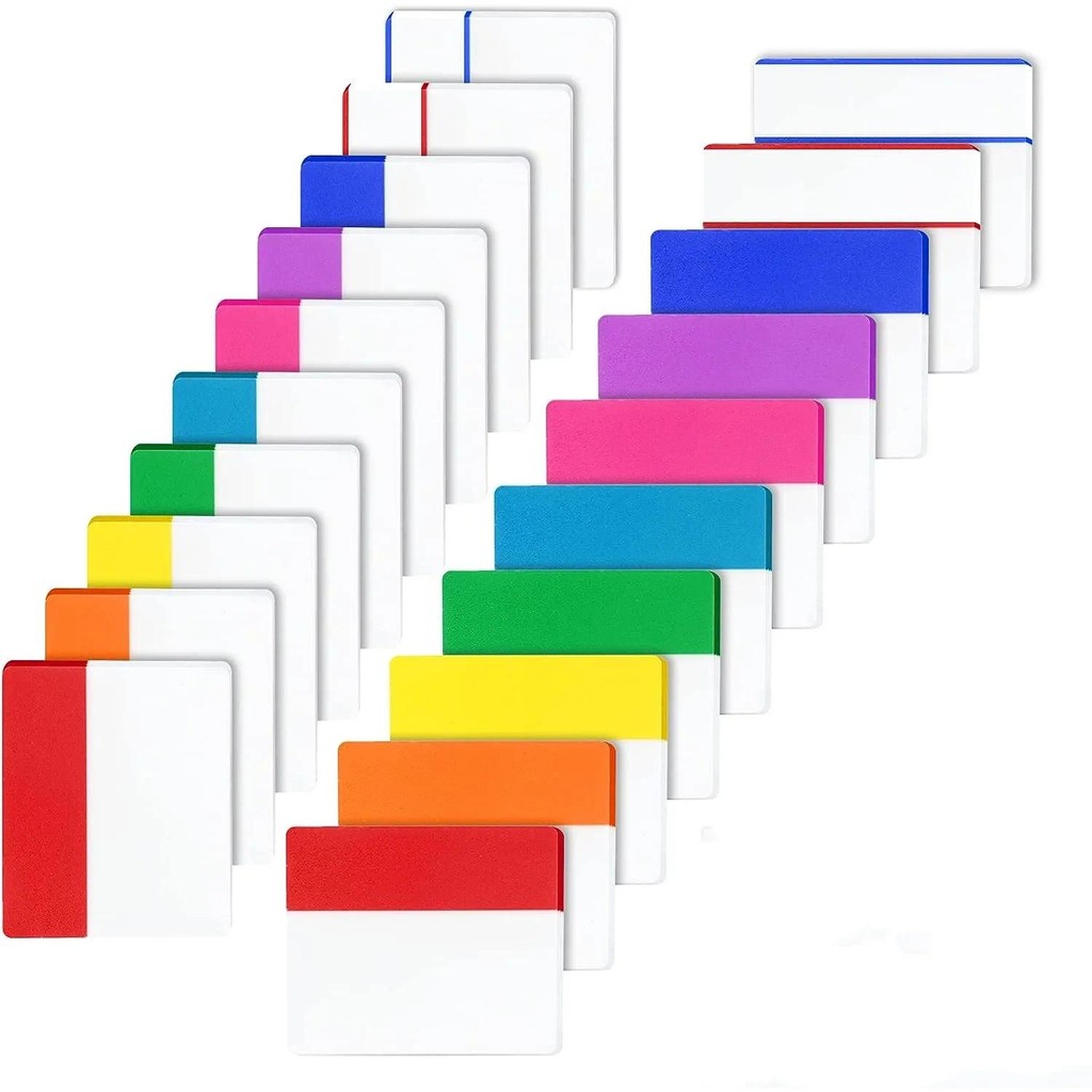 

Colorful Index Transparent Sticky Notes Waterproof Writeable Semi-transparent Post-it Notes Strong Adhesion Marking Sticky Notes