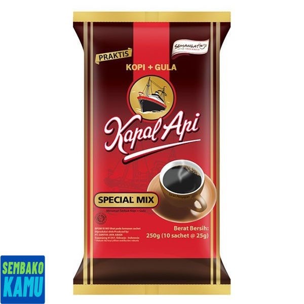 

Kapal Api Coffee Sepecial Mix 10Sx25 gr - Kopi