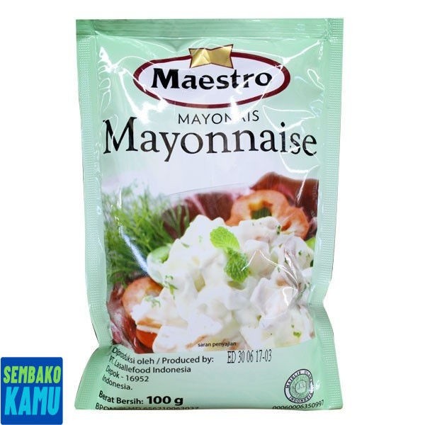 

Maestro Light Mayonaise Sachet 100 gr