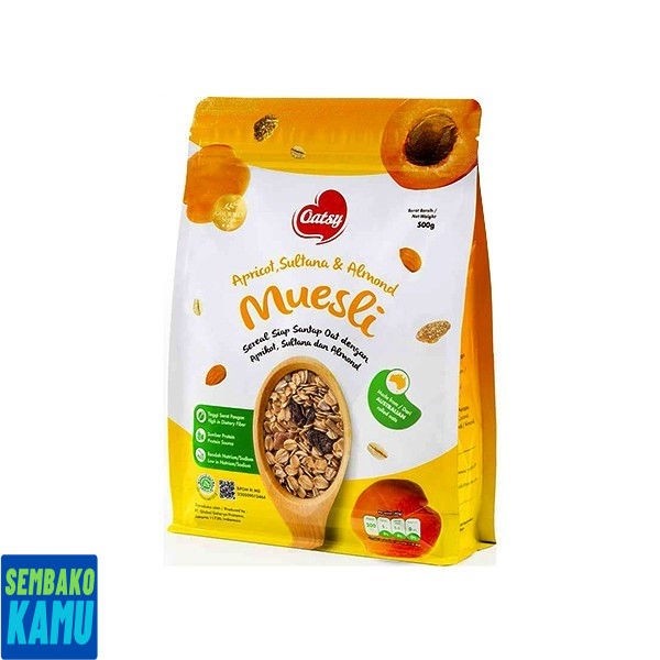 

Oatsy Apricot Sultana & Almond 500 gr - Sereal