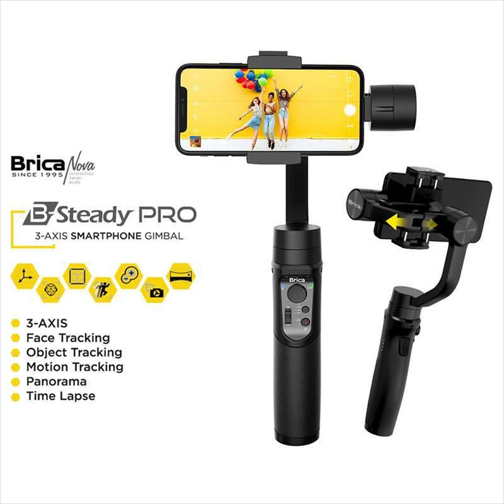Brica B-Steady PRO Gimbal - Hitam