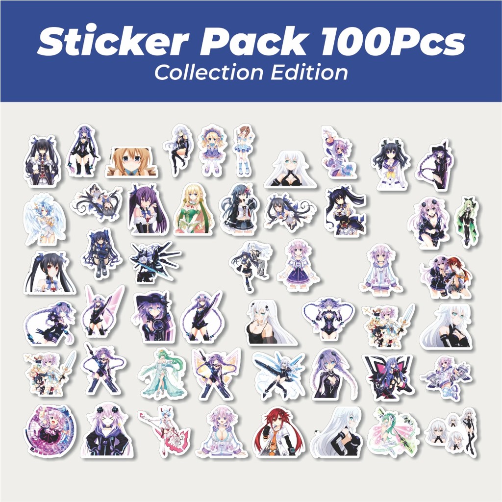 

Hot Stiker Game Series Neptunia Universe Karakter Mix 3 Lucu Anti Air Stikers Berperekat Waterproof Sticker Decal Buat Motor Helm Buku Journal Koper Casing HP Laptop Botol Minum