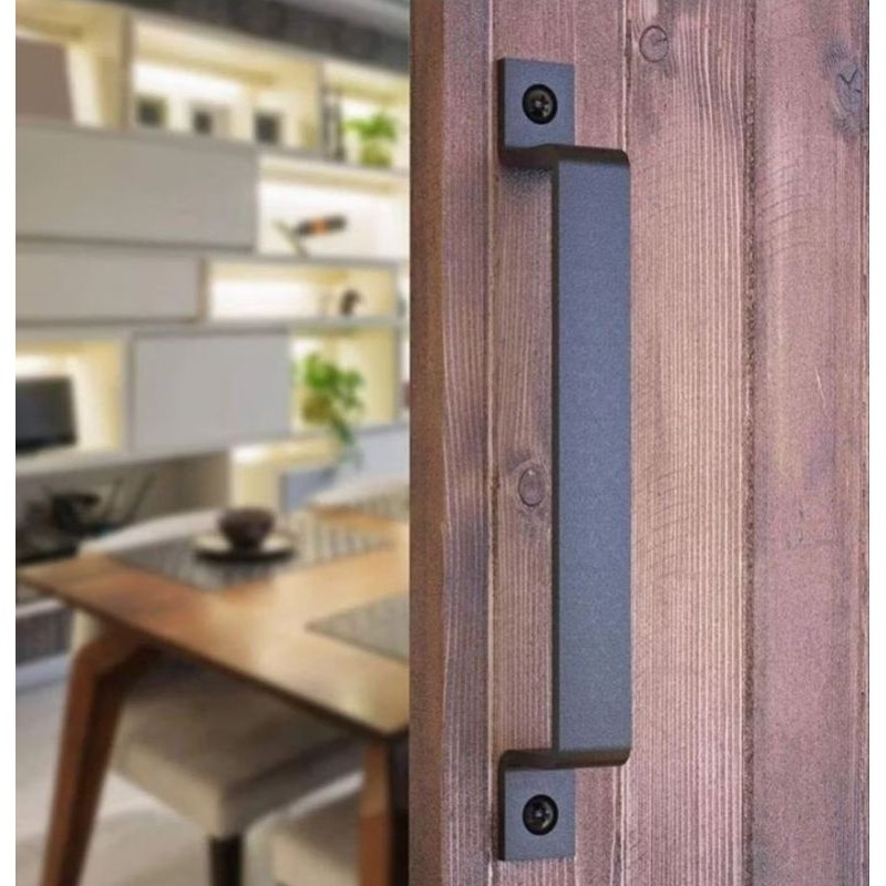 BESIKU Handle Pintu Gagang Pintu Plat Besi