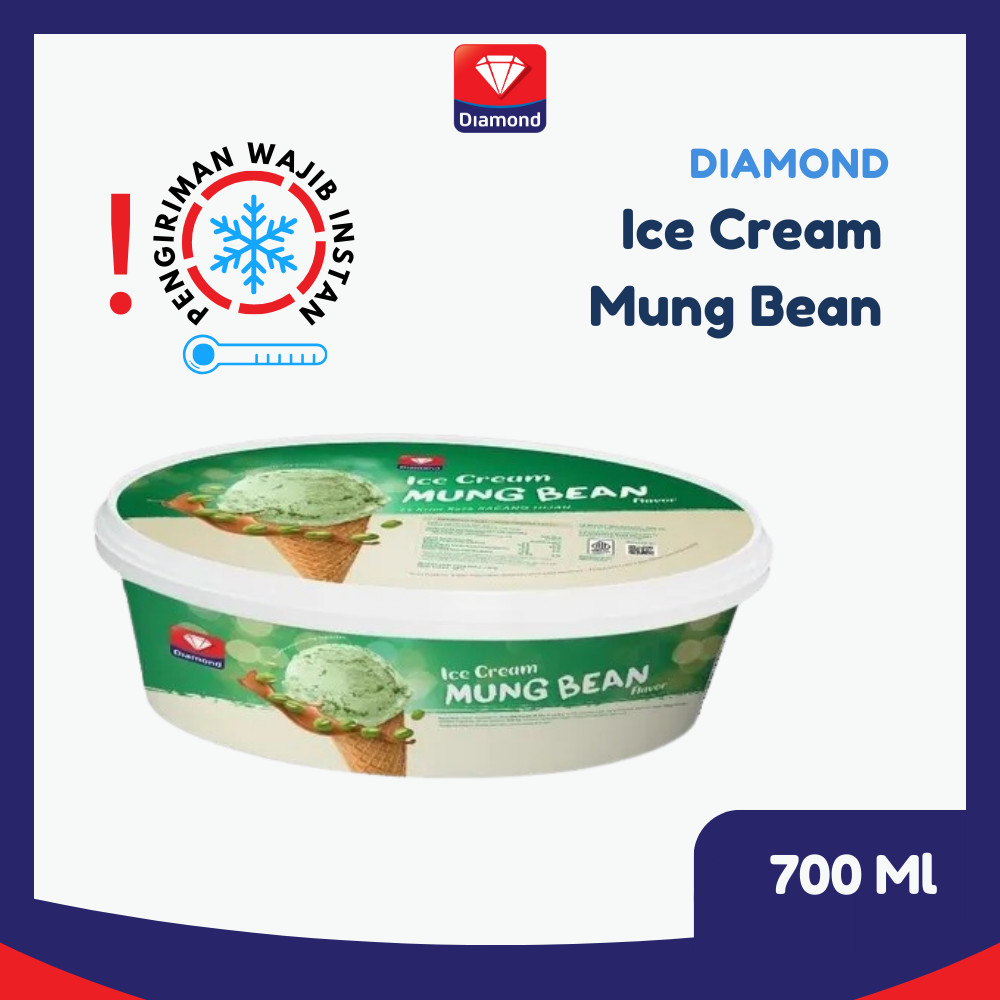 

Diamond Ice Cream Mung Bean 700 Ml