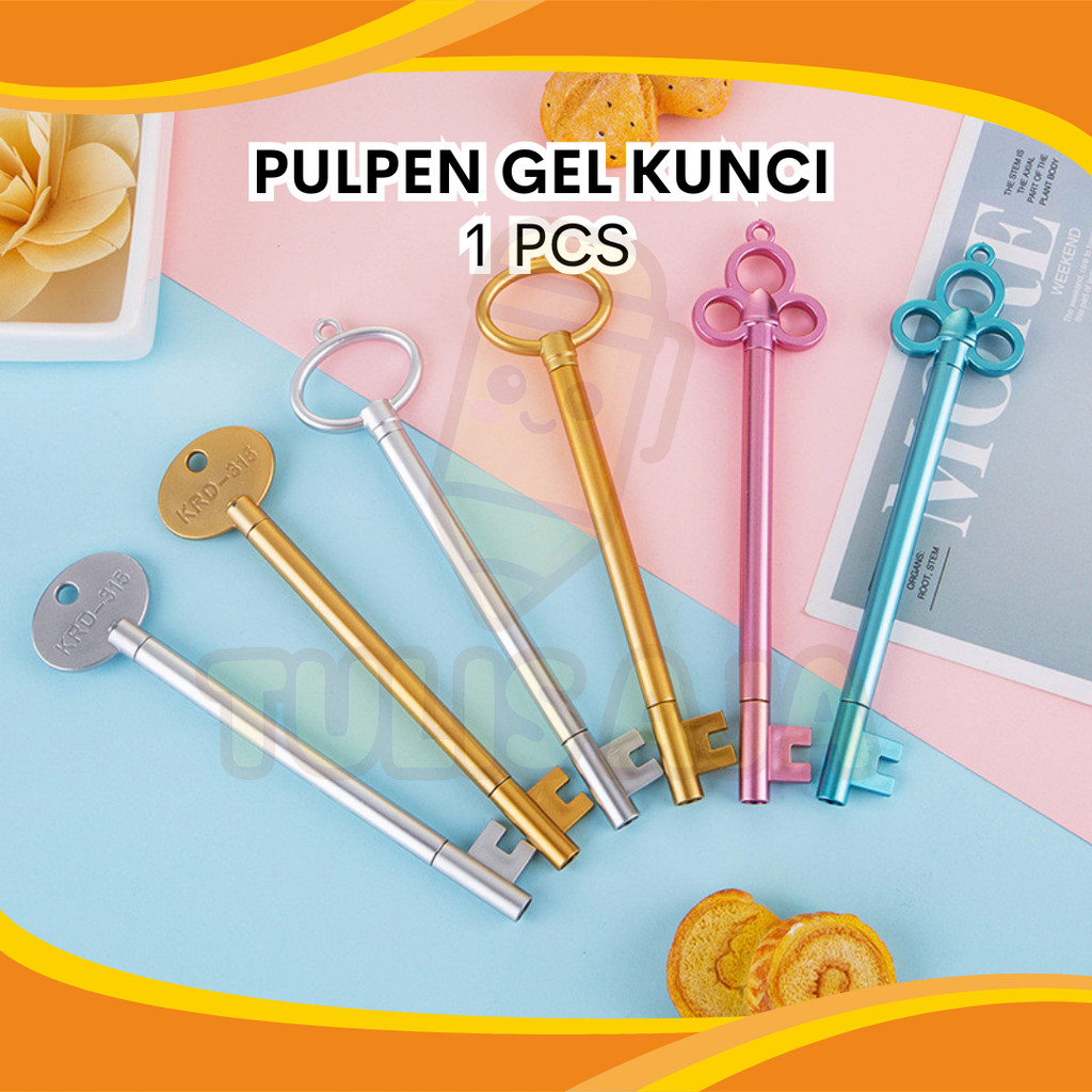 

PULPEN GEL | FANCY KUNCI | KARAKTER MOTIF KUNCI LUCU SATUAN