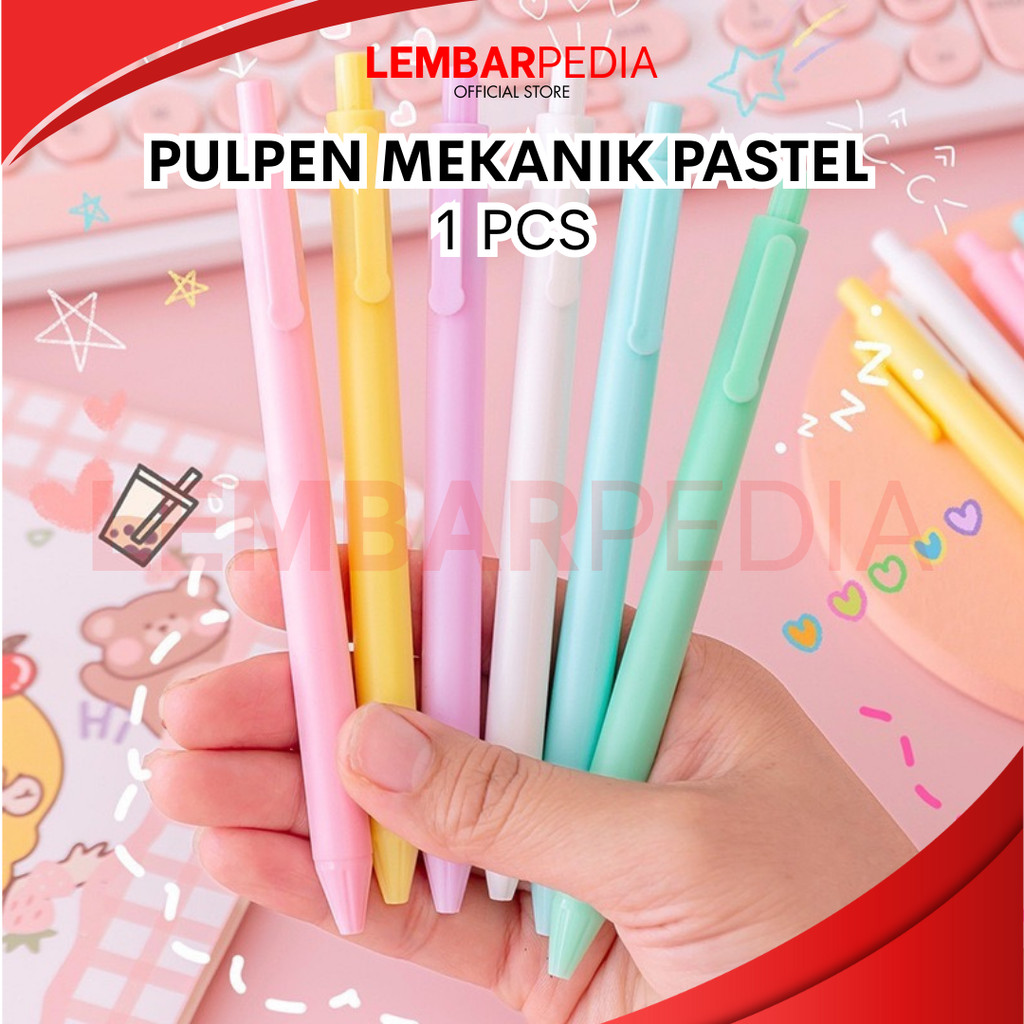 

PULPEN CETEK FANCY PASTEL MACAROON TINTA HITAM BOLPOINT