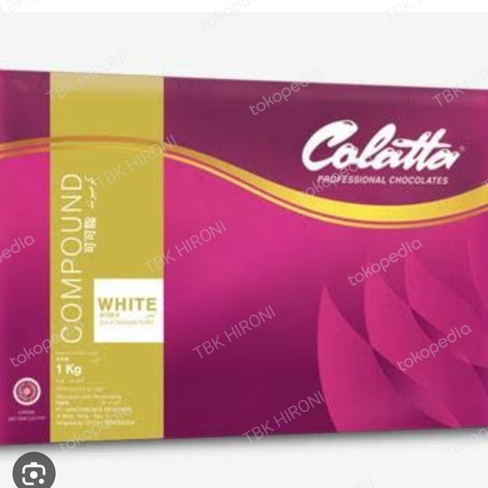 

PROMO! Coklat Collata White Compound 1kg