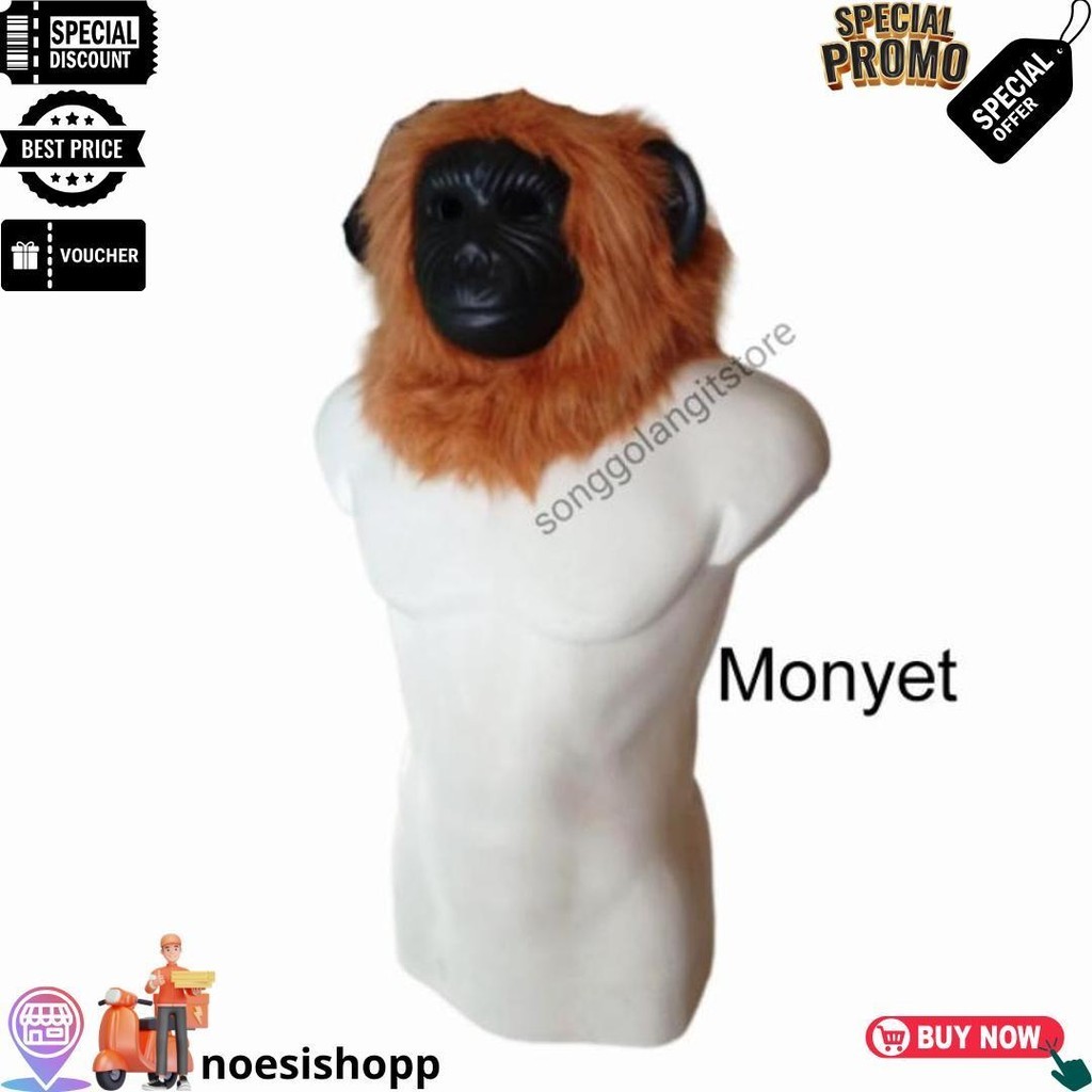 * Termurah Topeng Karakter Monyet Lucu *