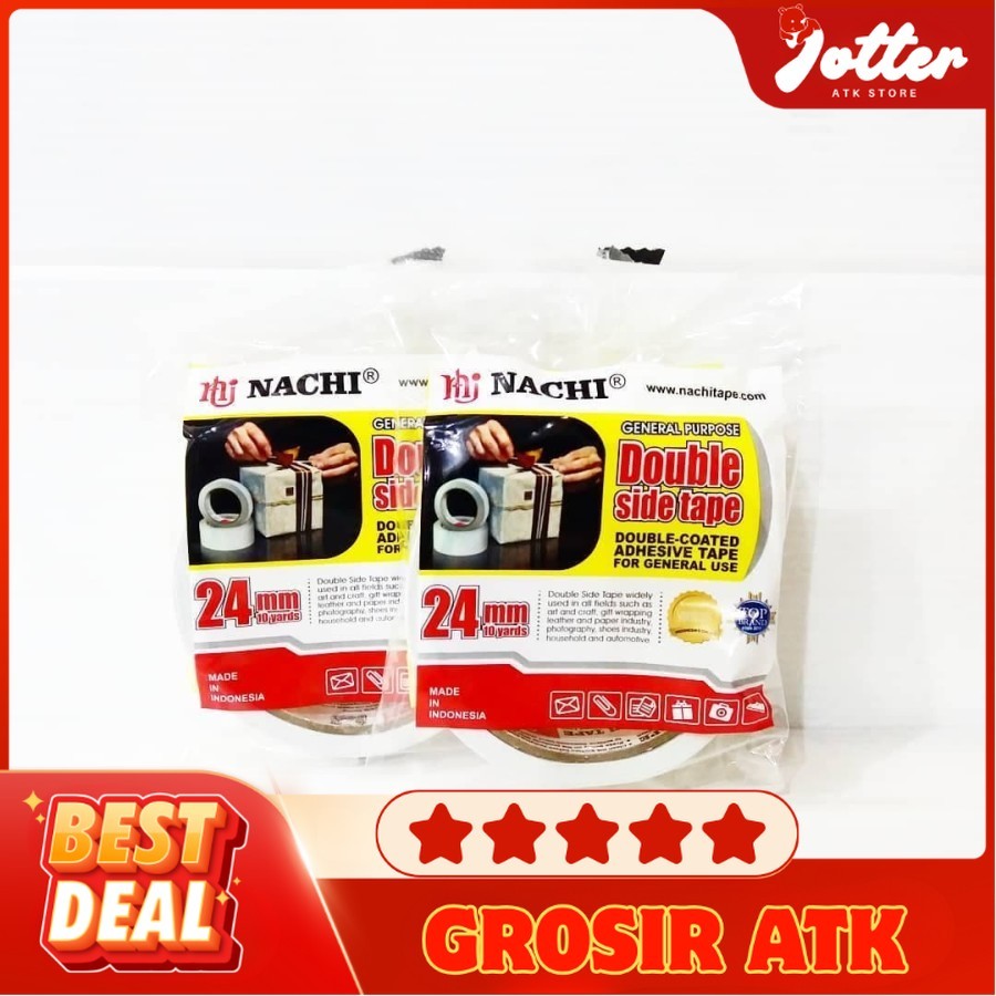 

DOUBLE TAPE NACHI 1` DJ | Jotter Grosir ATK