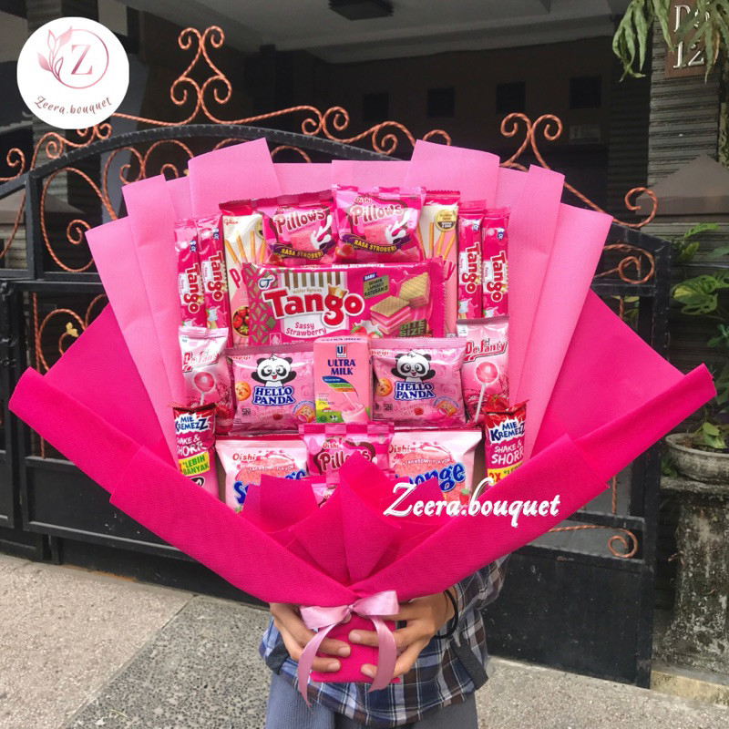 

Termurah READY STOCK (B15) Bucket snack/buket snack/bouquet [INCLUDE: Greeting card+packing]