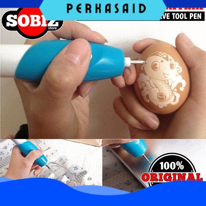 Pena Ukir Elektrik Alat Ukir Sendok Piring portable - PerkasaID