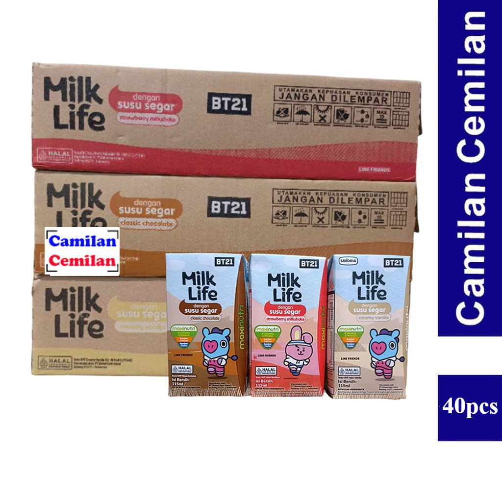 

Susu Milk Life UHT Karton isi 40 pcs x 115 ml