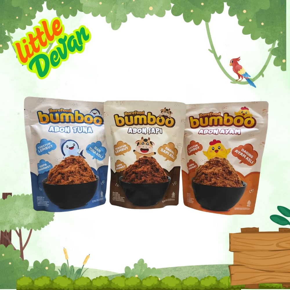 

BUMBOO Abon MPASI Ayam, Tuna, Sapi Tanpa MSG dan Pengawet