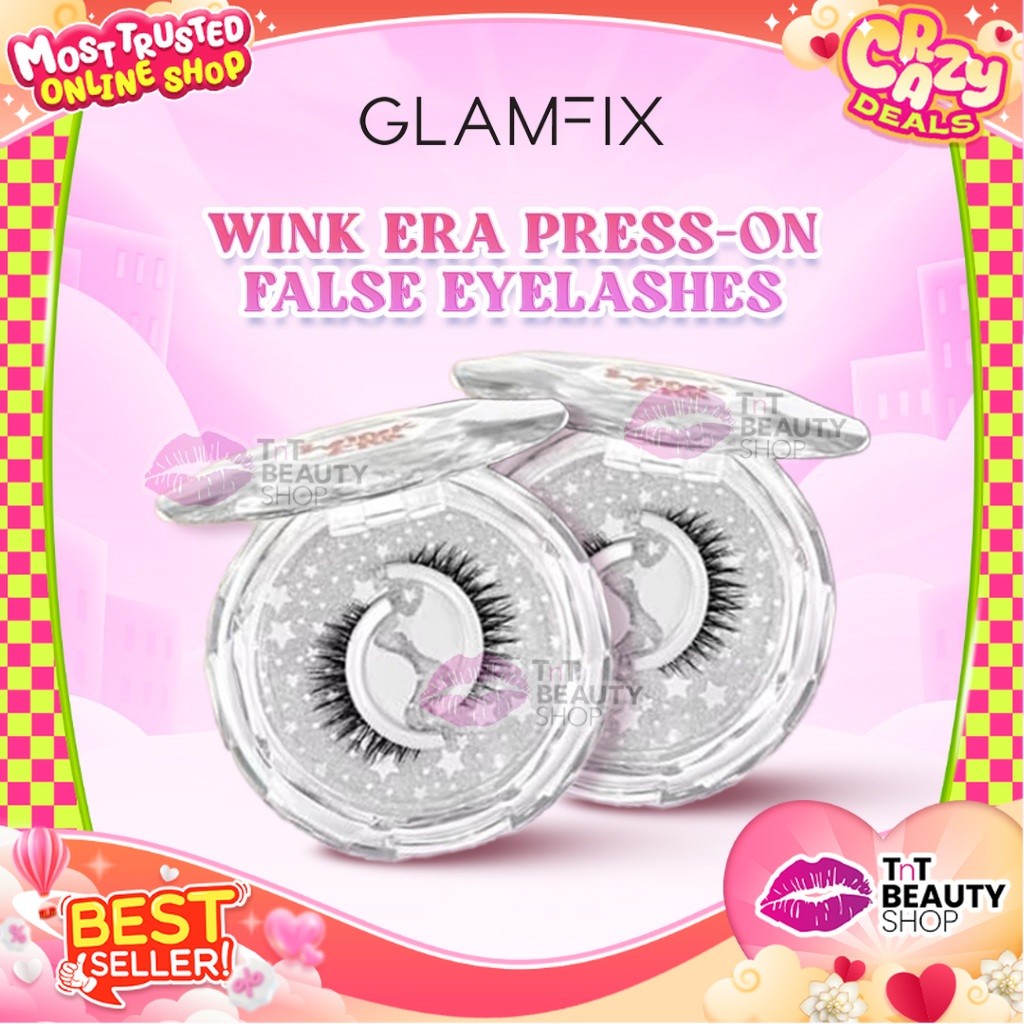 GLAMFIX Wink Era Press-On False Eyelashes Bulu Mata Palsu Langsung Tempel Praktis | TnT Beauty Shop