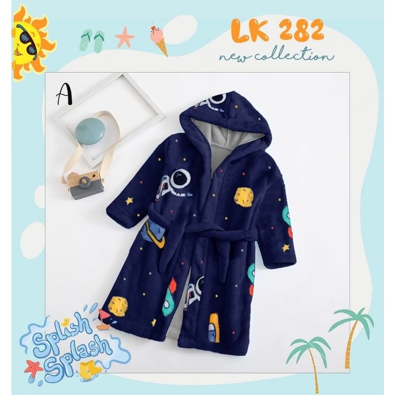 Kimono Handuk Anak Astronot / Kimono Handuk Anak Laki-Laki