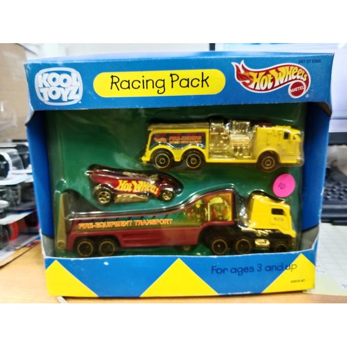 ATS... HotWheels FIRE-ENDERS TRUCK & CAR EXCLUSIVE 2 TRUCK 2000 HW KOOL TOYS RACING  AMBC-926BOX MIN