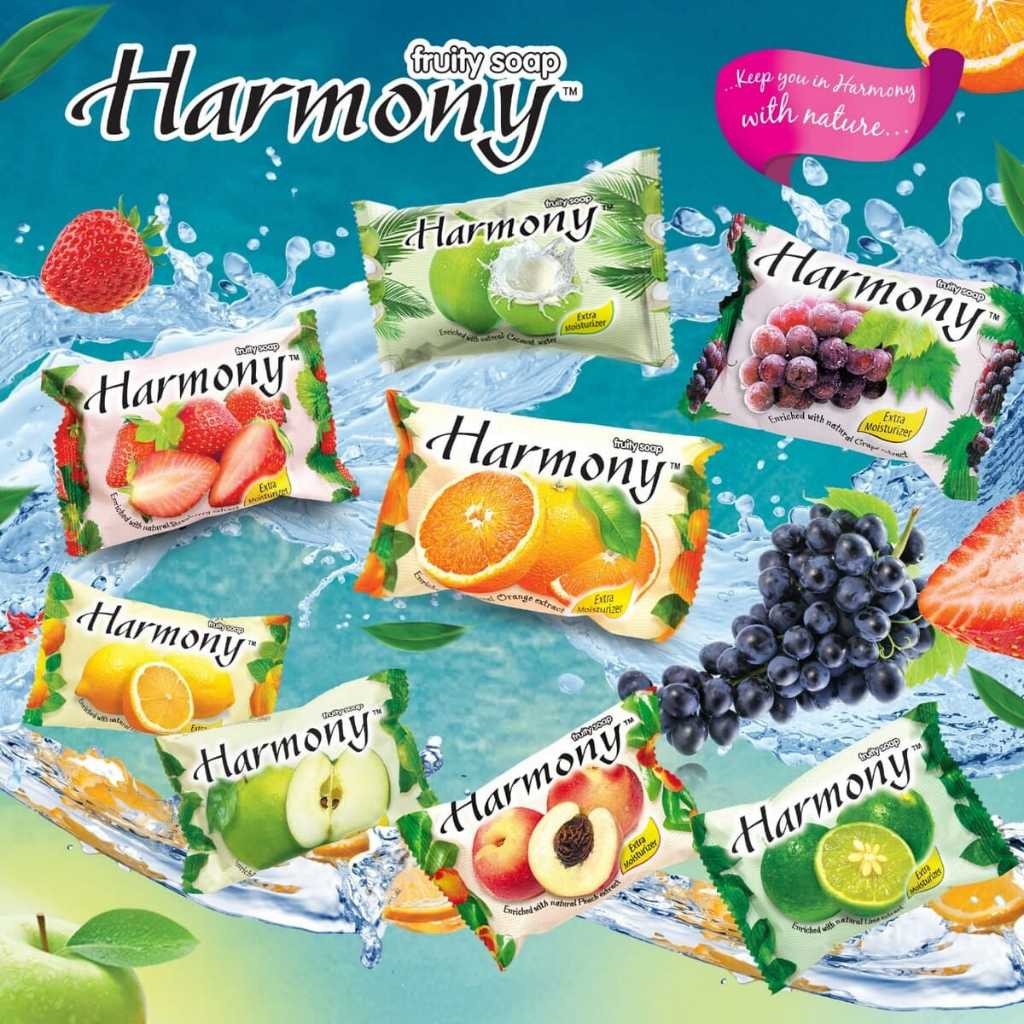 SABUN BATANG HARMONY FRUITY REFRESHING SOAP SABUN HARMONY BUAH 70g  SABUN YANG WANGI SABUN MURAH SAB