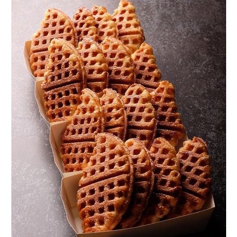 

3 PCS White Sugar Croissant Waffle AMBROGIO PATISSERIE BANDUNG VIENNOISERIES CROFFLE BUTTER ORIGINAL