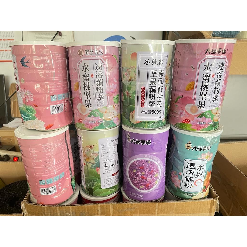 

New Oufen lotus rootpowder kaleng penyok random 3pcs dengan 3 rasa berbeda lebih hemat (Tidak ada Free gelas&sendok)Premium