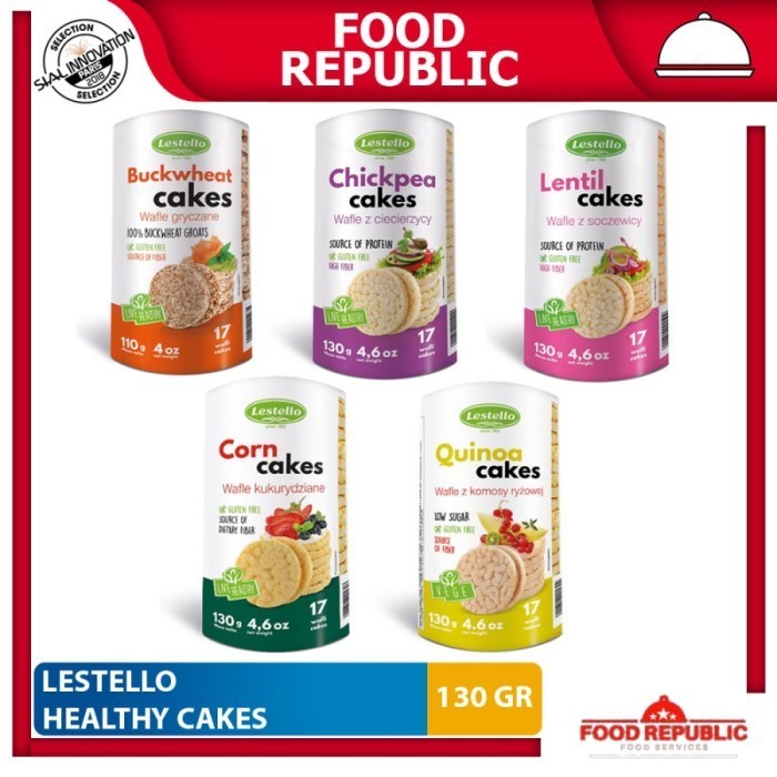 

[[ K23 - BEST SELLER ]] Lestello Quinoa Corn Buckwheat Chickpea Lentil Cakes Snack Sehat Halal - Quinoa cakes