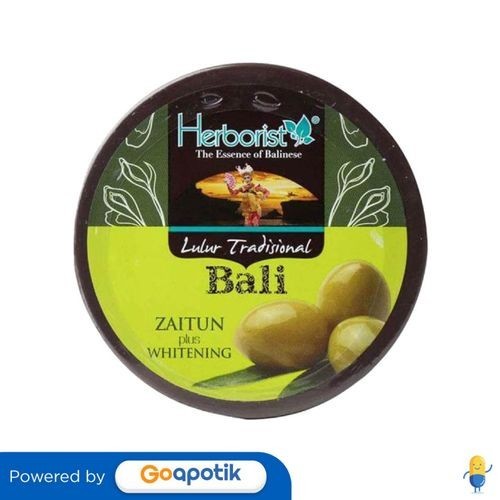 Herborist Lulur Tradisional Bali Zaitun Plus Whitening 200 Gram Pot