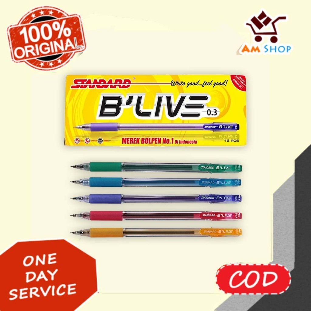 

Standard Pen - Blive 0.3 ( Pulpen, Pena, Ballpoint )