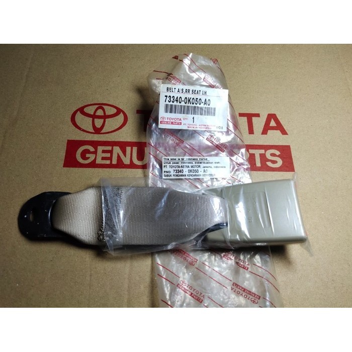 Lock Seat Belt Pengunci Safety Belt Jok Bangku Depan INNOVA Lama Asli PART NEW