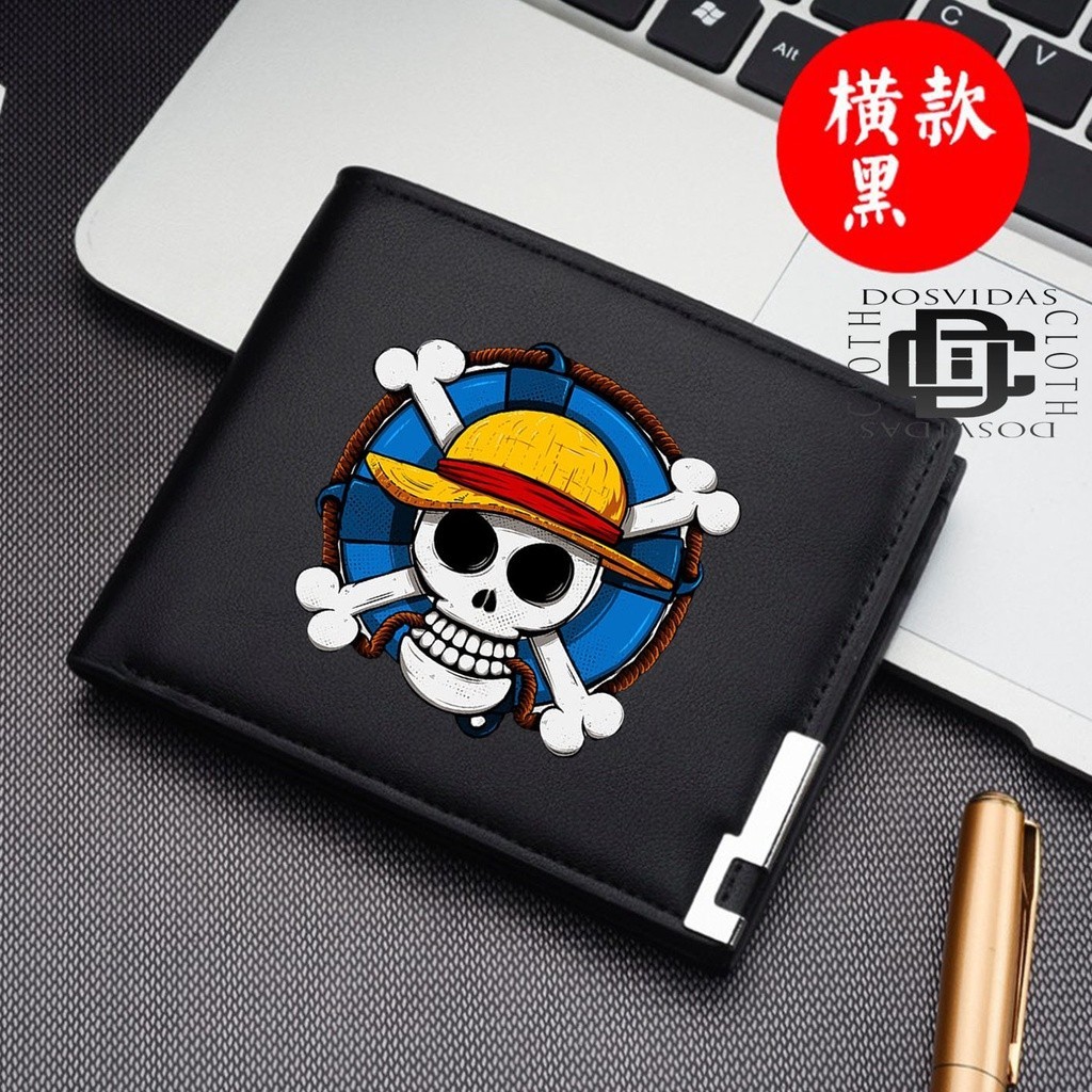 Dompet Pria Lipat ONE PIECE LUFFY Dompet Kulit ONE PIECE KEREN