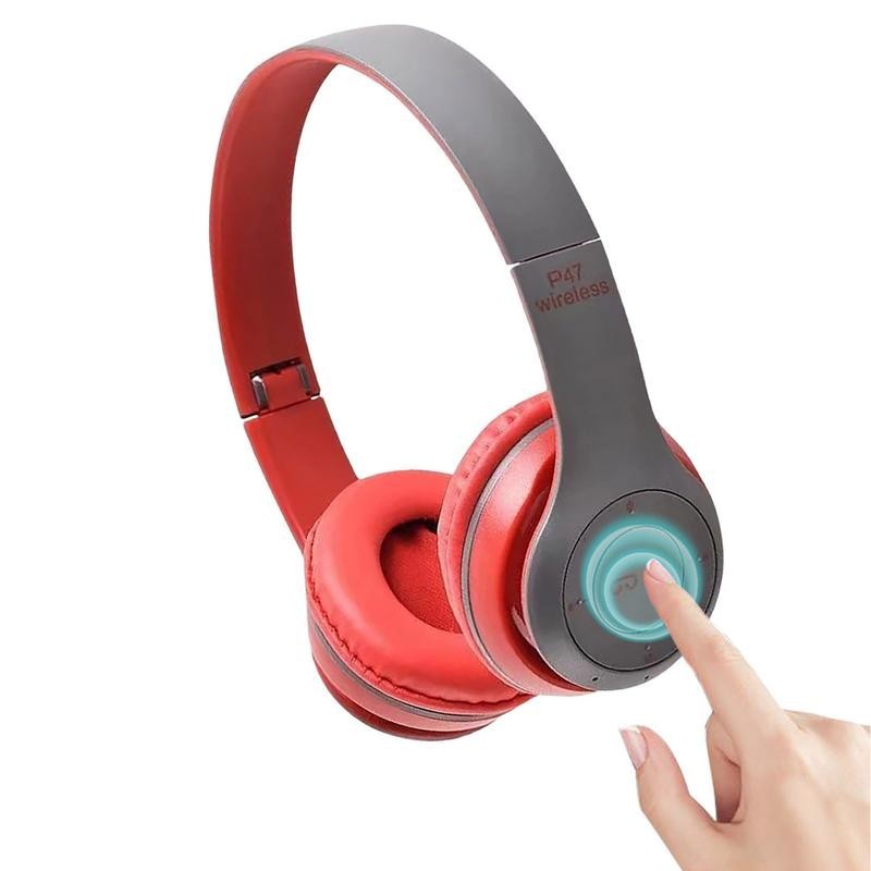 

5.0 Wireless Over Ear Headphones Wireless Headphones Foldable Headset For PC Laptop Computer Phone No Delay For TV Watching