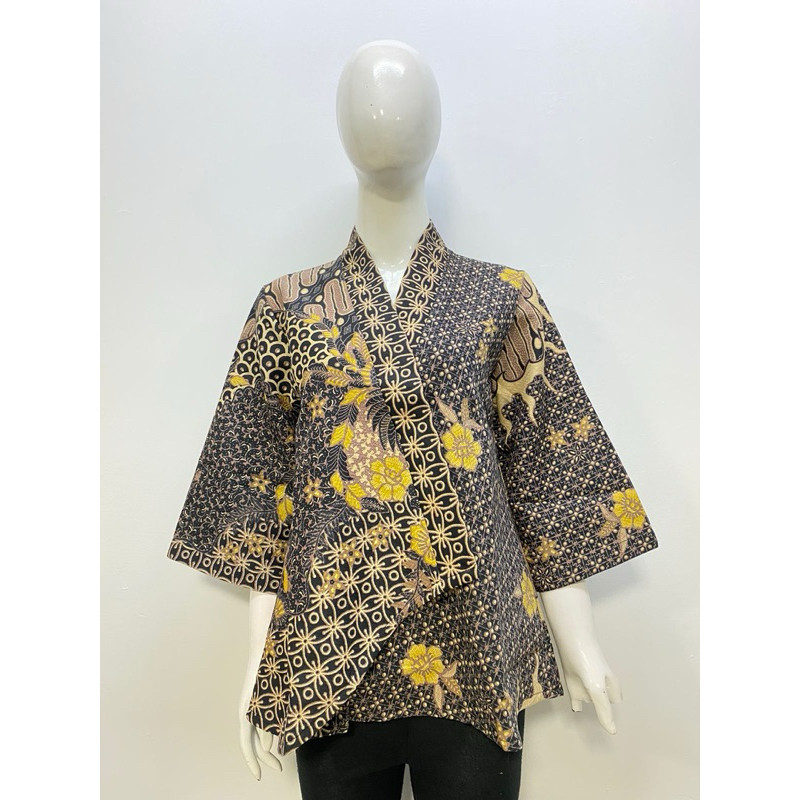 Beril Blouse - Kimono Wanita - Batik Dolbi