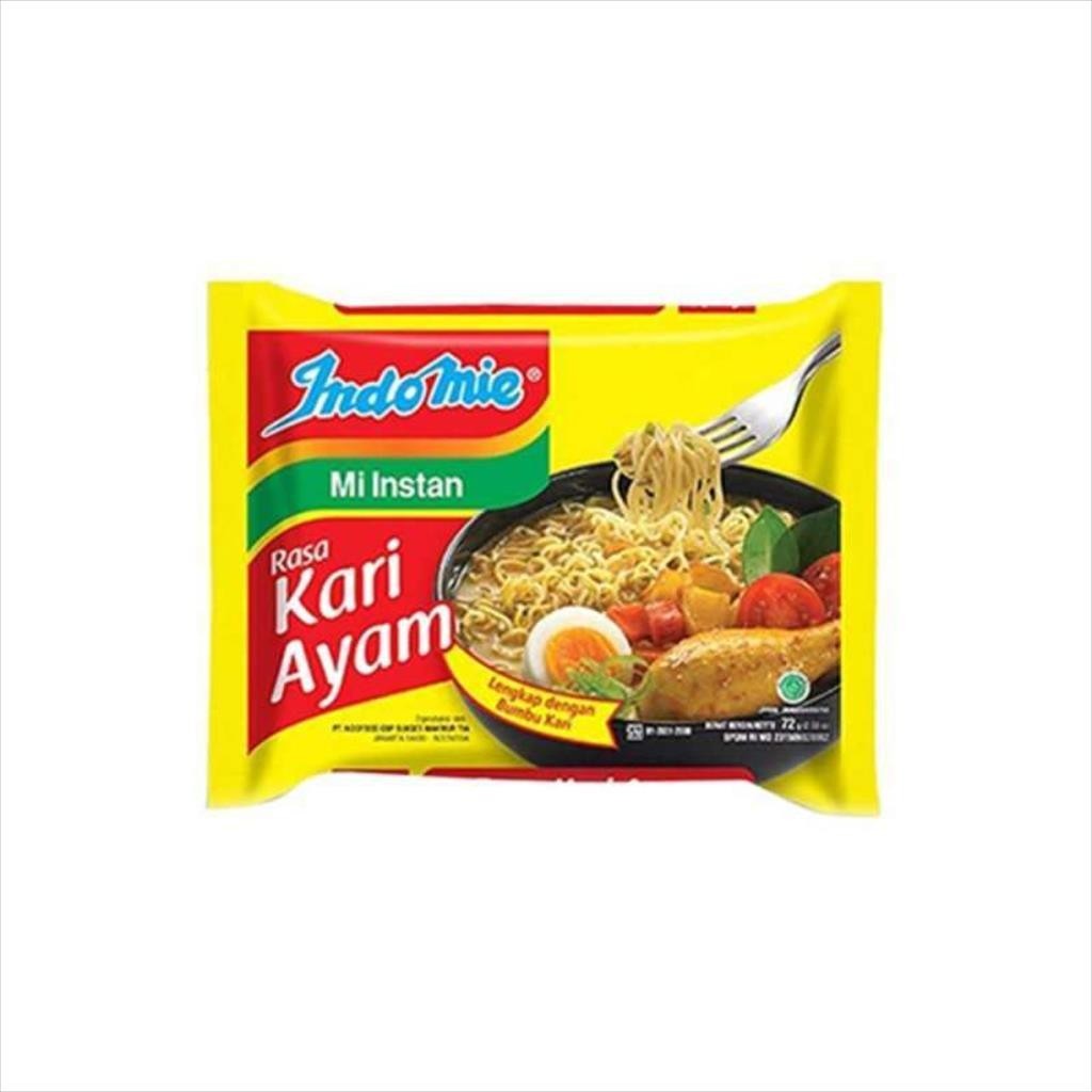 

Indomie KARI ayam kuah Mie Instant mi instan kuah [5pcs/Banded] - KARI AYAM