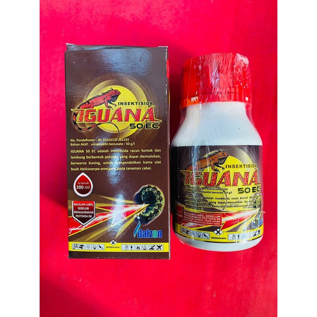 IGUANA 50EC dari Dalzon. Isi 200ml  Insektisida racun dan kontak untuk mengendalikan hama