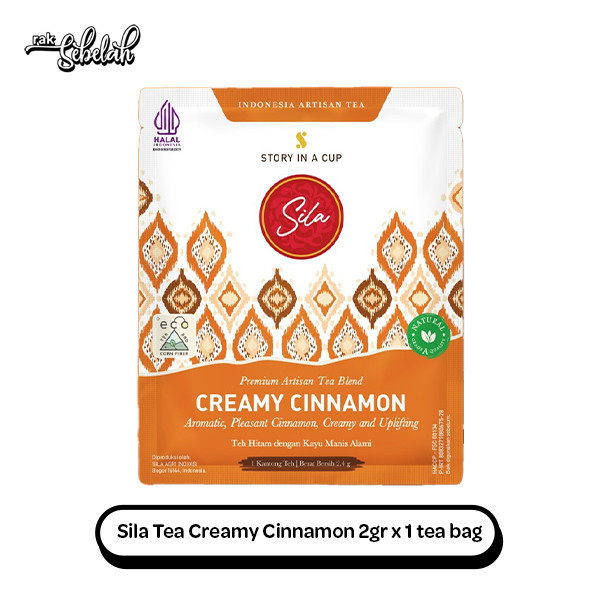 

Sila Tea Creamy Cinnamon Sachet Daily Gourmet - Premium Tea | Artisan Blend | T-Bag - Teh Premium | Rak Sebelah