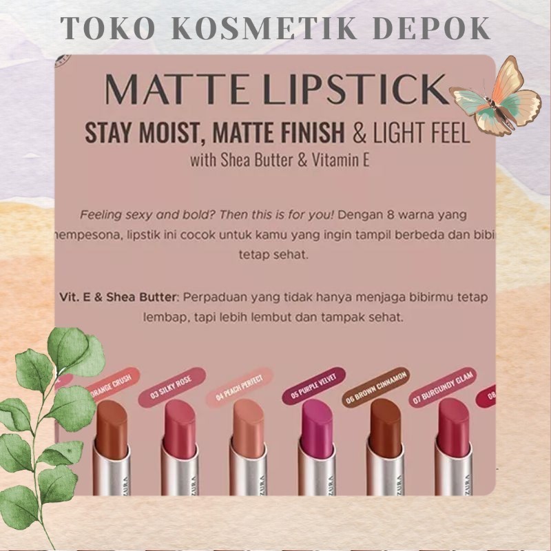 LIPSTIK MATTE AZZURA | LIP MATTE AZZURA